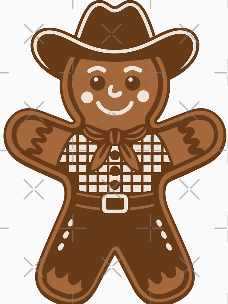 Cowboy Gingerbread Christmas Western Holiday Design by styleonestaa