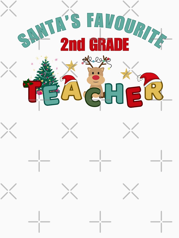 Santa’s Favourite 2nd Grade Teacher by DixieGirlStudio