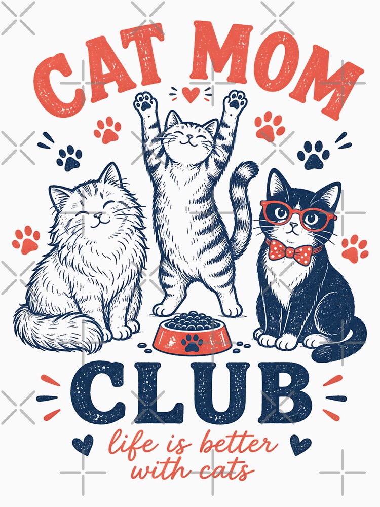 Cat mom club by Tiny-Love ⭐⭐⭐⭐⭐