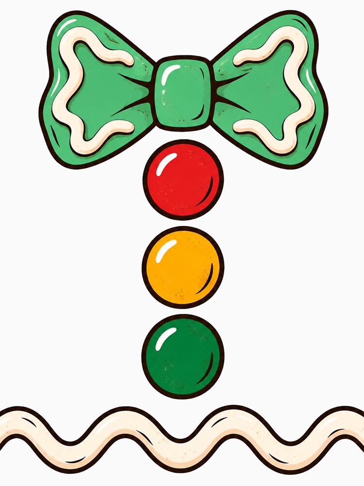 Gingerbread Man Christmas Costume Funny Cookie Holiday by OUICHA