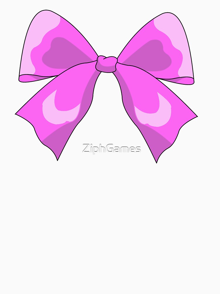 pink bow by ZiphGames
