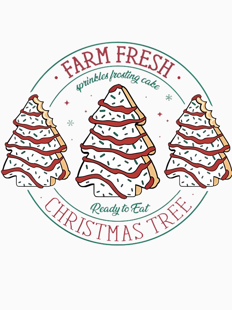 Farm Fresh Christmas Tree Cake Sprinkles Holiday by veotidesgster