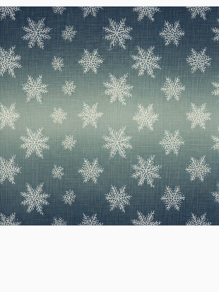 Calm Winter Snowflake Pattern by CanvasWhimsy