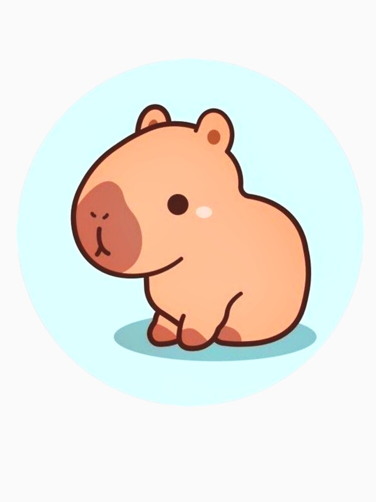 Cute Simple Capybara Design by StyleBloomes