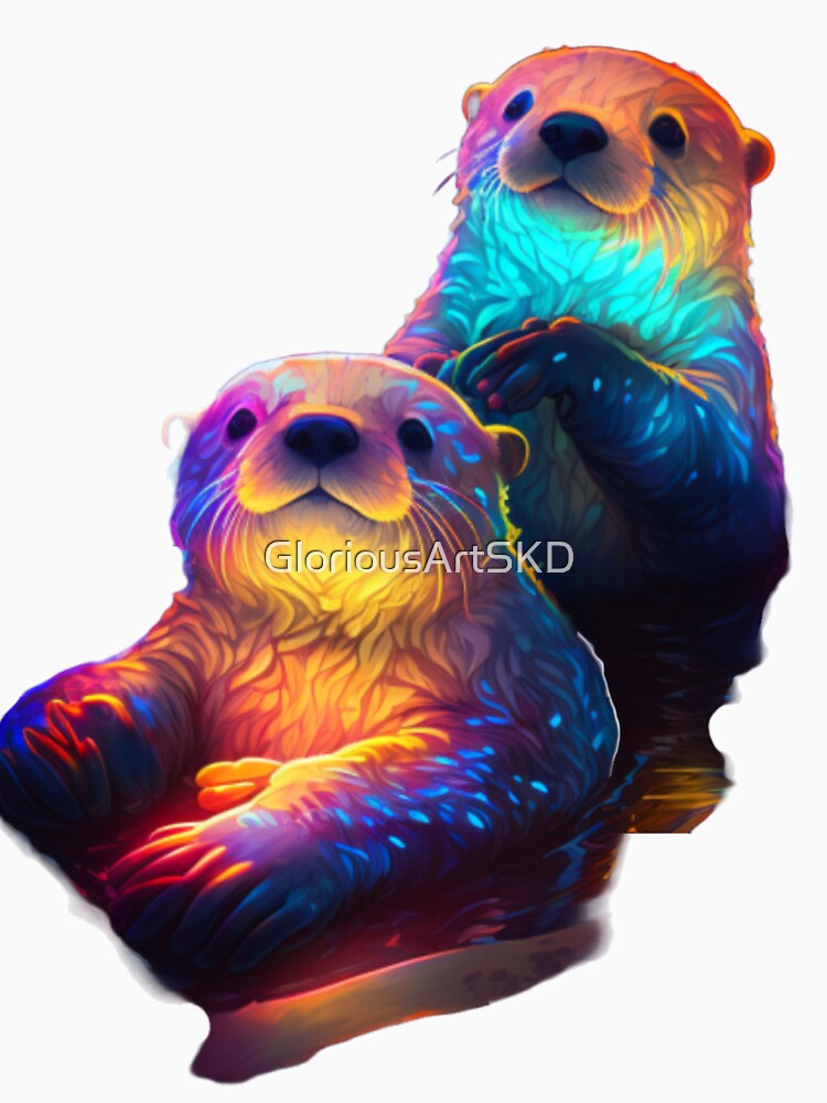 Wonderful and Colourful Sea Otter - Playing by GloriousArtSKD