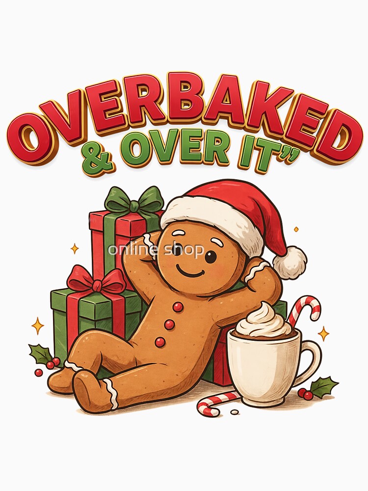 Christmas Gingerbread Cookie Overloaded With Holiday Cheer by online shop ⭐⭐⭐⭐⭐