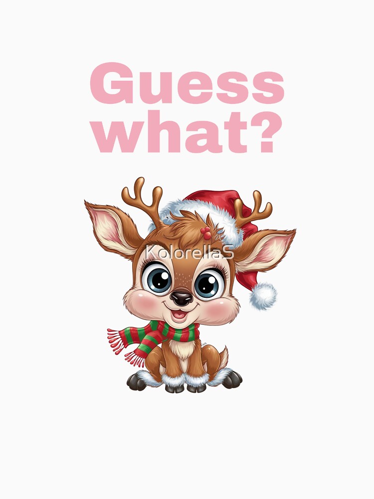 Cute Reindeer Winter Christams Happy Holidays by KolorellaS
