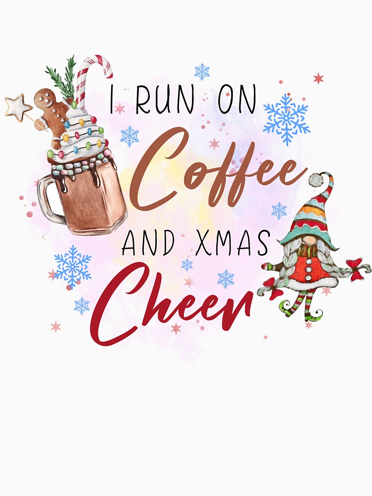 i run on coffee and xmas cheer gnome by hieuhieustore