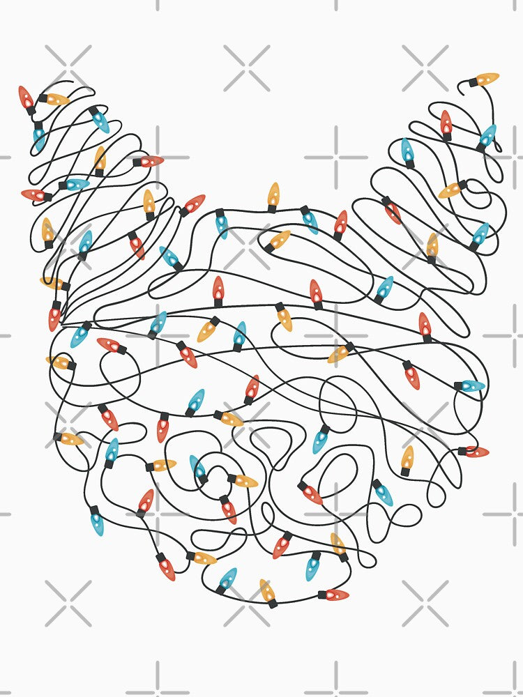 Cat Christmas Lights by TamGustam