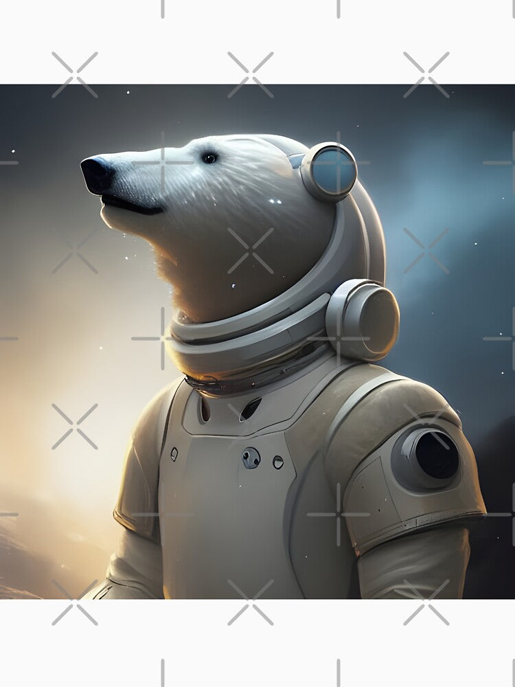 Polar Bear Astronaut by Adjoga