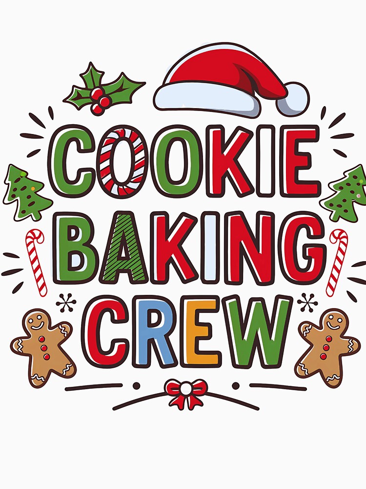 Cookie Baking Crew Christmas Holiday Gift by luannsemmsobre