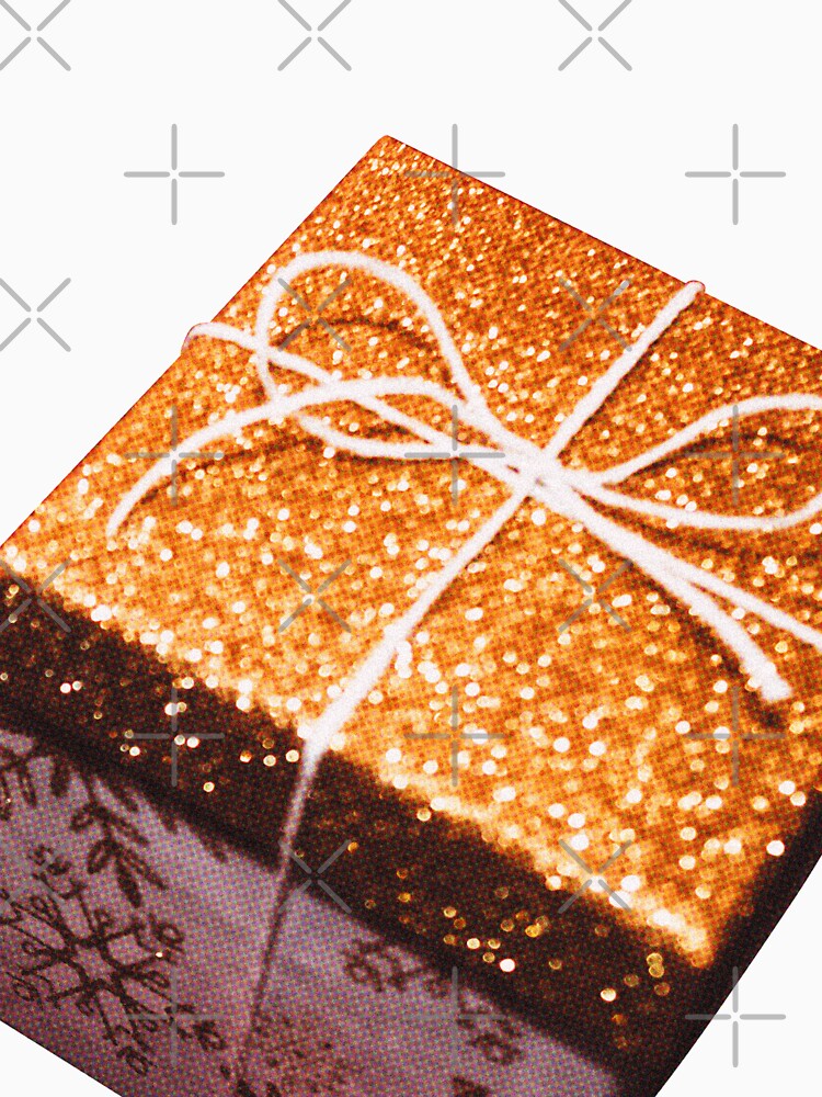 Gold Gift box with bow by CoffeeandHope