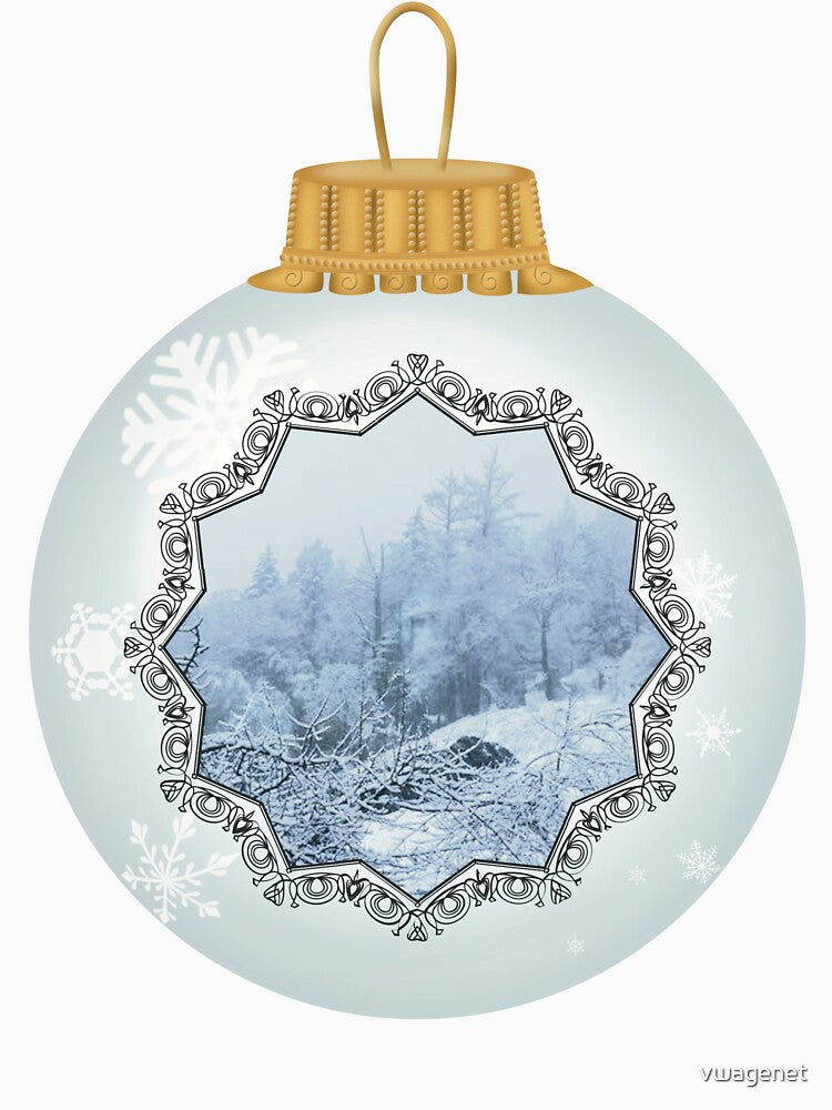 Winter snow ornament for the Holidays by vwagenet
