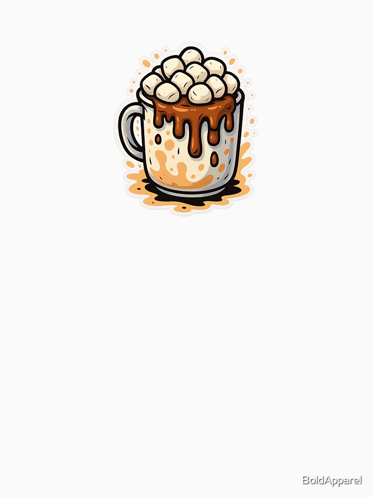 Hot Cocoa & Marshmallows – Cozy Sticker Art by BoldApparel
