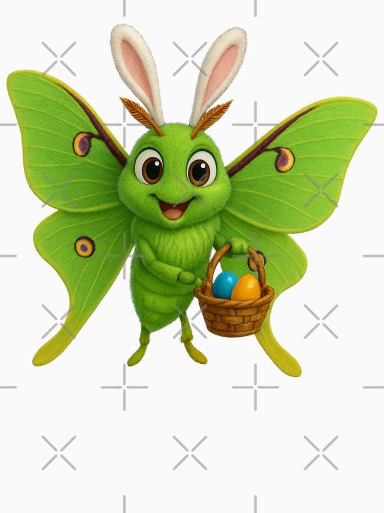 Easter Luna Moth by Sillytoe