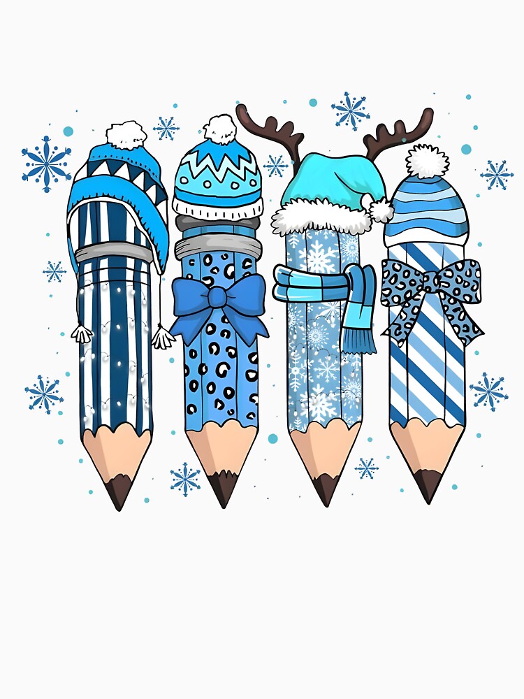 Teacher Pencil Christmas Coquette by Galkinanastasia