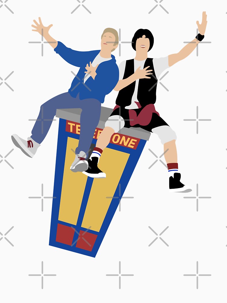 bill ted and phone booth by TvDoodles