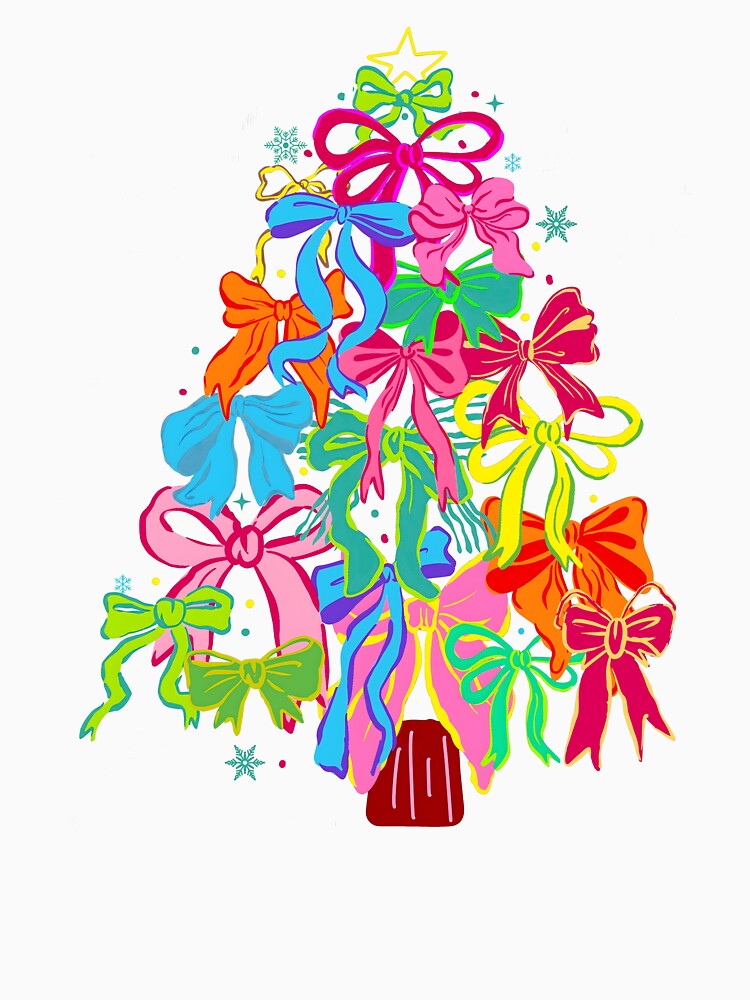 Colorful Coquette Christmas Tree by Verbutler