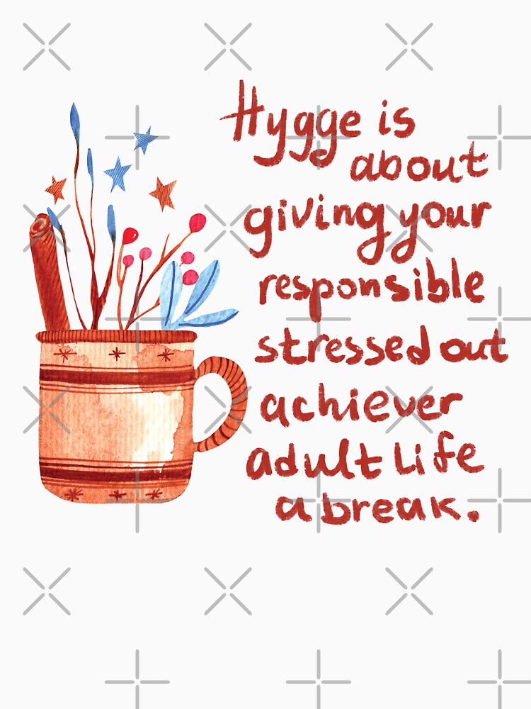 Hygge cosy winter illustration by pinkyfish1010