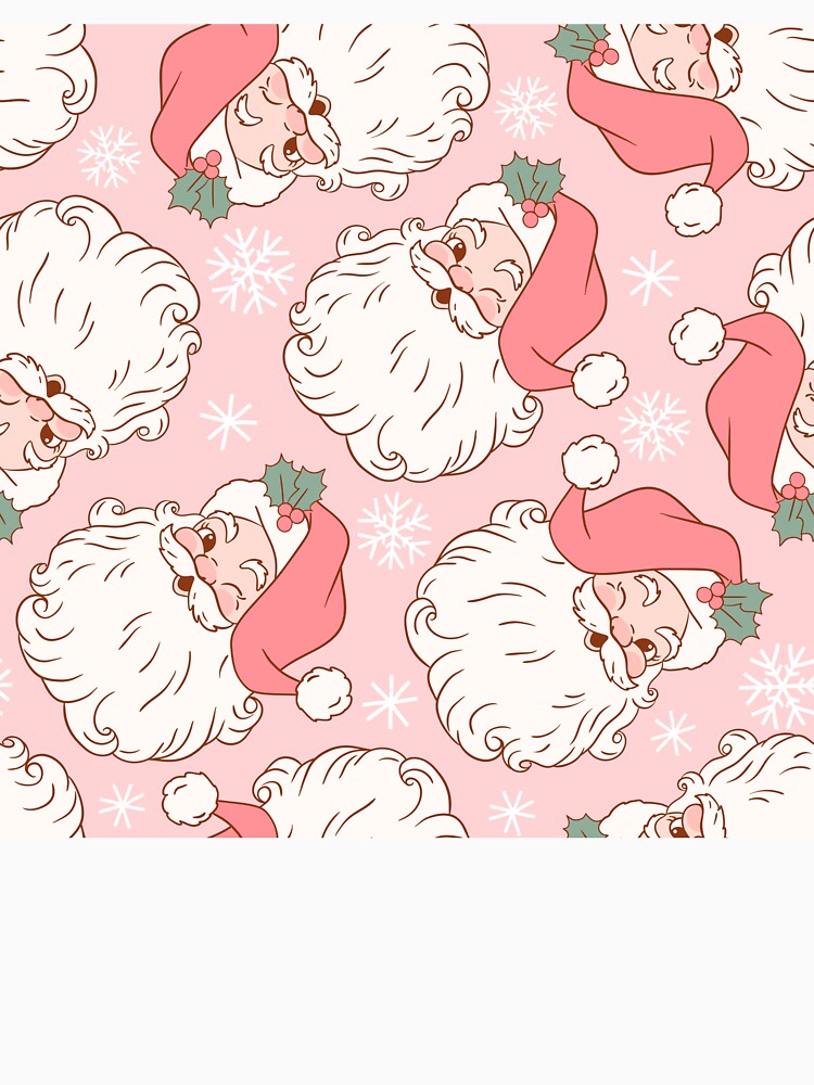 Vintage Pink Santa Claus by newburyboutique