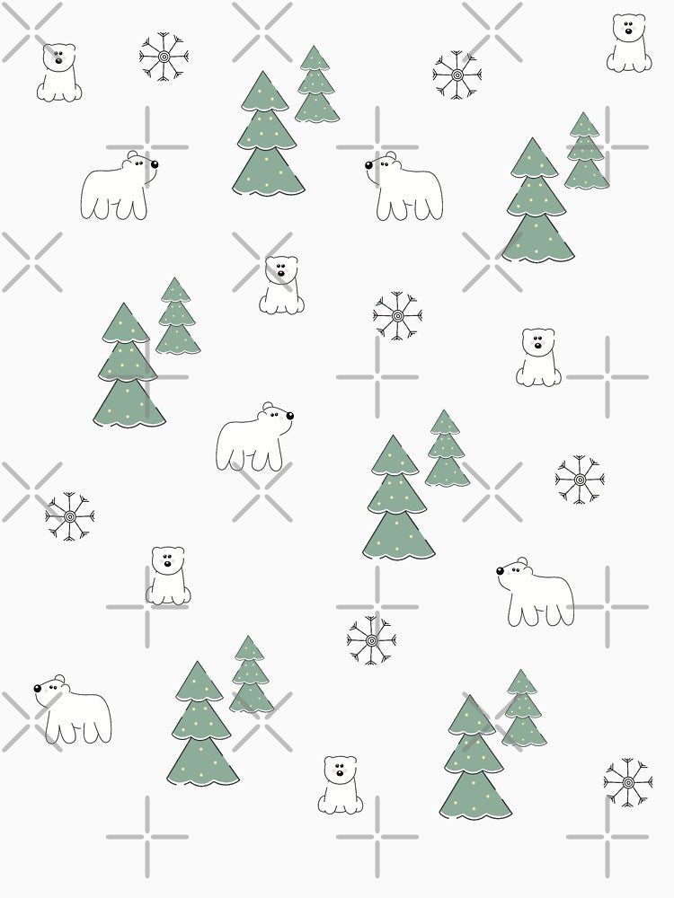 Winter Wonderland Polar Bears by HayleyHalo