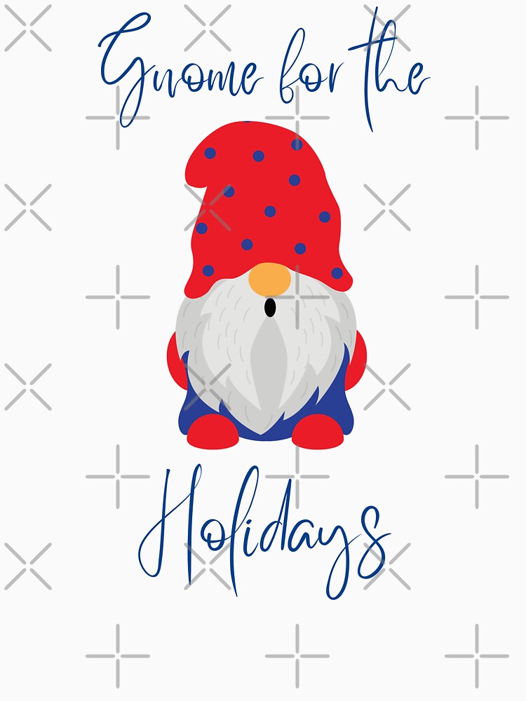 American Christmas Gnome and Quote: «Gnome For The Holidays» by fowons