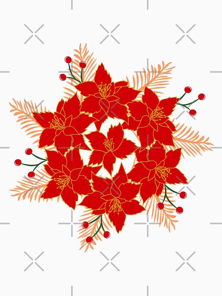 Christmas Flowers by Nadiacreativity
