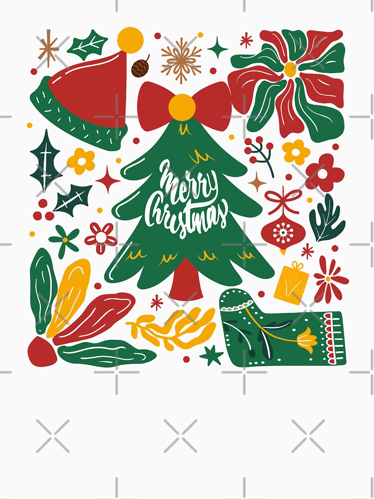 Merry and Bright Christmas, Girly Christmas Tree by Cutefy