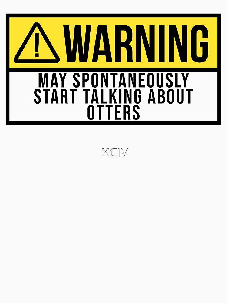 Otter Warning by XCIV