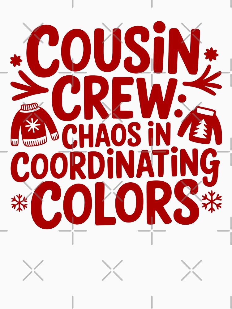 Cousin Crew Chaos in Coordinating Colors by theartfulaspie