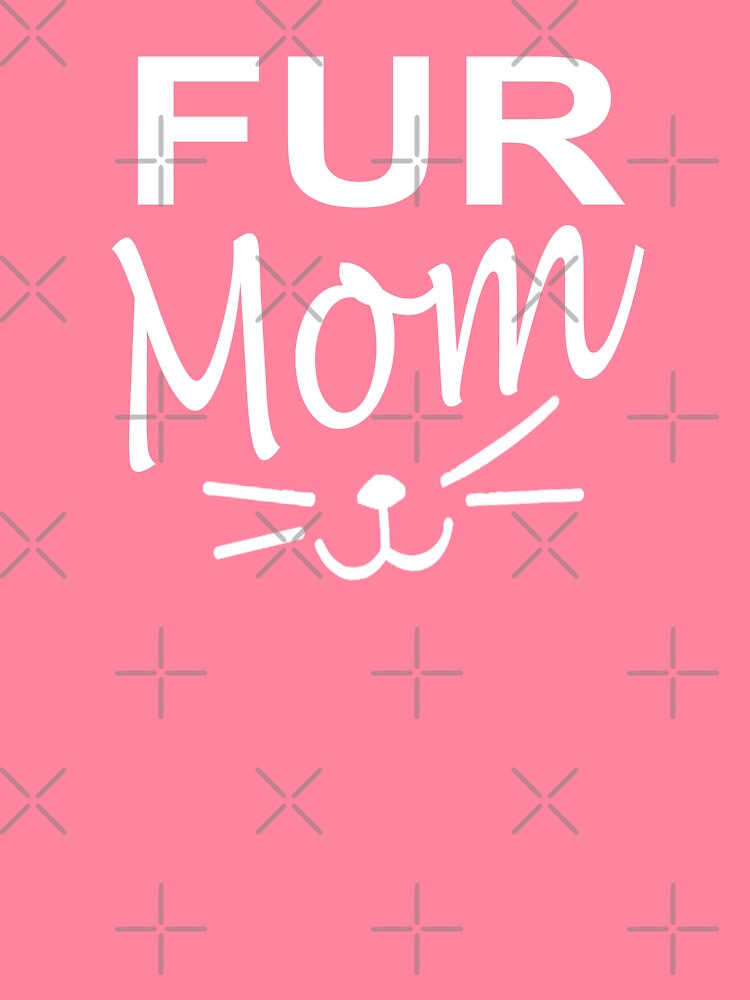 Fur Mom Gifts Kitty Mom Cat Mom AF by GreenTurtleTeez
