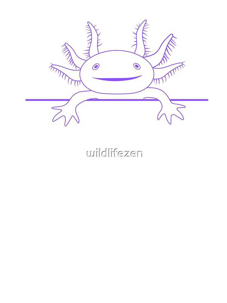 Axolotl Chill by wildlifezen