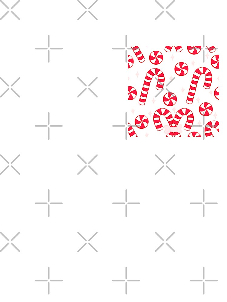 Hand-drawn Candy Cane Christmas Seamless Pattern by harmoneer