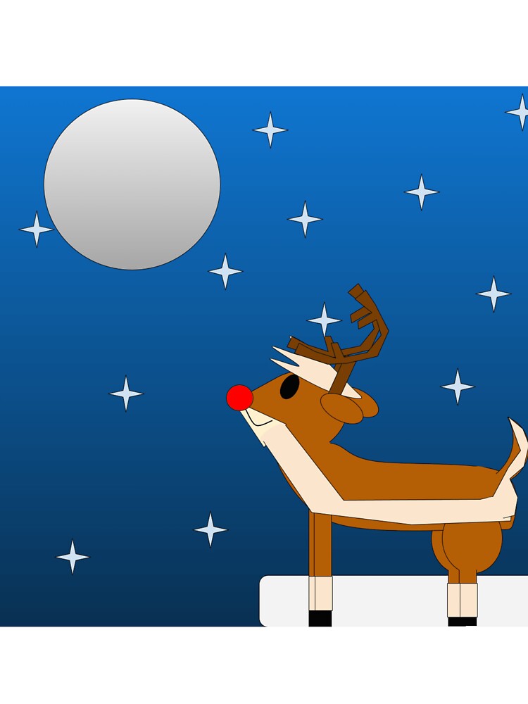 Rudolph the red-nosed reindeer by Amethyst's Shop
