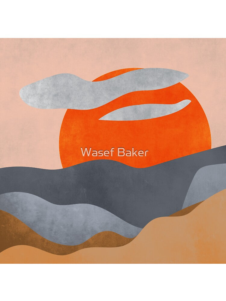 Sea sun clouds by Wasef Baker