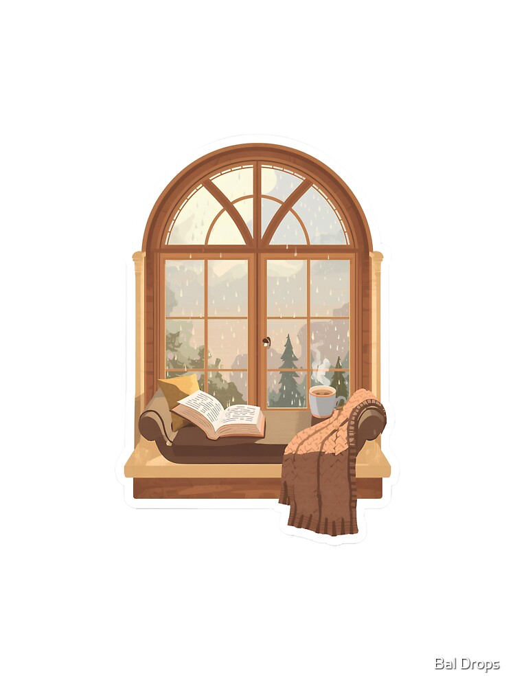 Rainy Day Reading Nook by Bal Drops