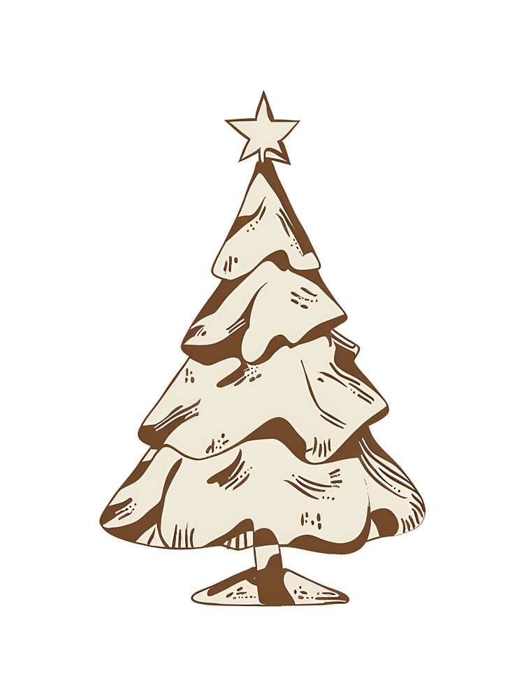 Light Pink Vintage Christmas Tree by ha11e11