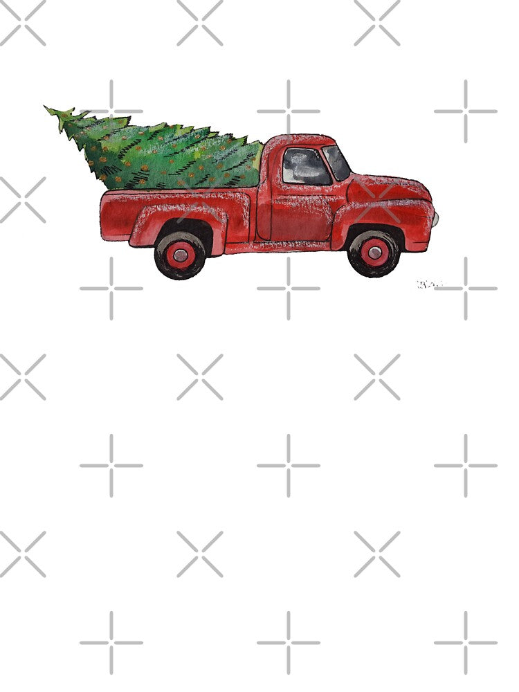 Home for the Holidays - Little Red Truck by bluejayknits