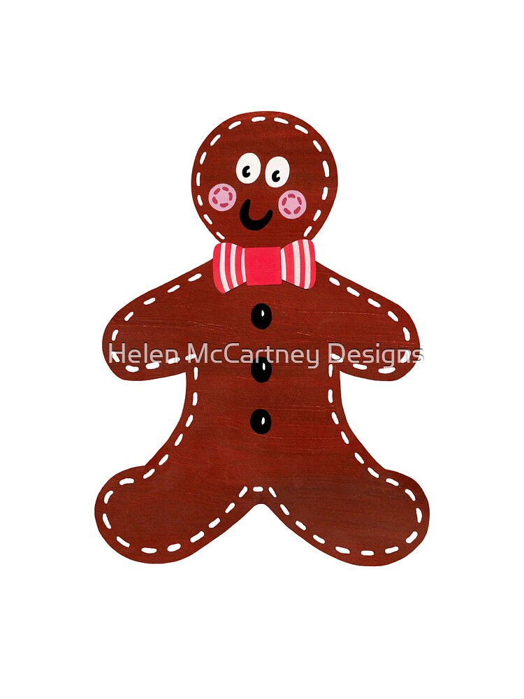 Christmas Gingerbread Man 2 by Helen McCartney Designs