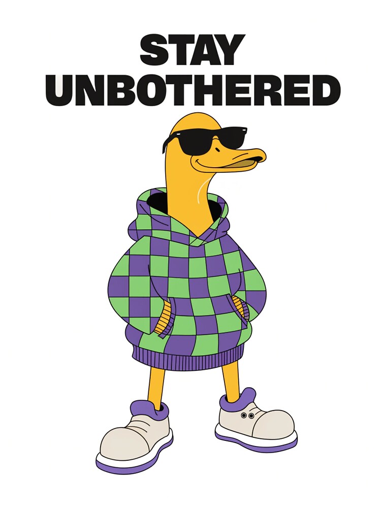 duck wearing sunglasses by MOCH- ART