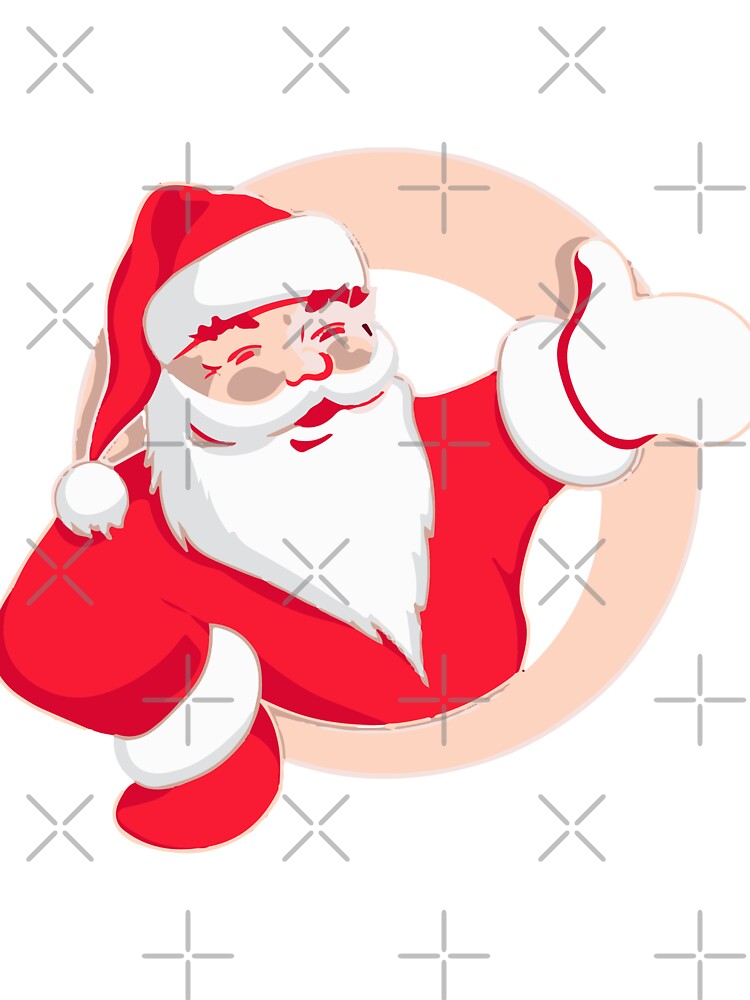 Santa Claus Red Christmas Retro by ABZDesigner