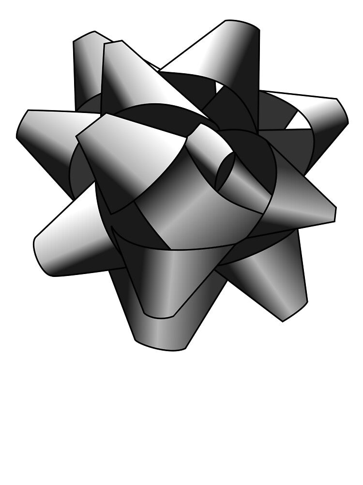 Silver Present Bow by christinaashman