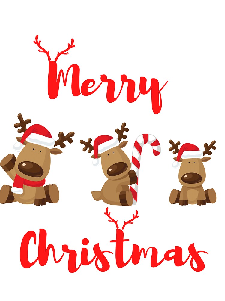 Cute reindeer, merry christmas by Aesthynova