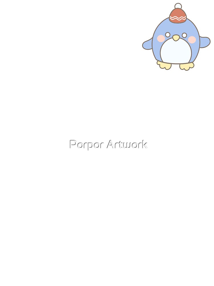 Cute Penguin Winter Illustration by Porpor Artwork