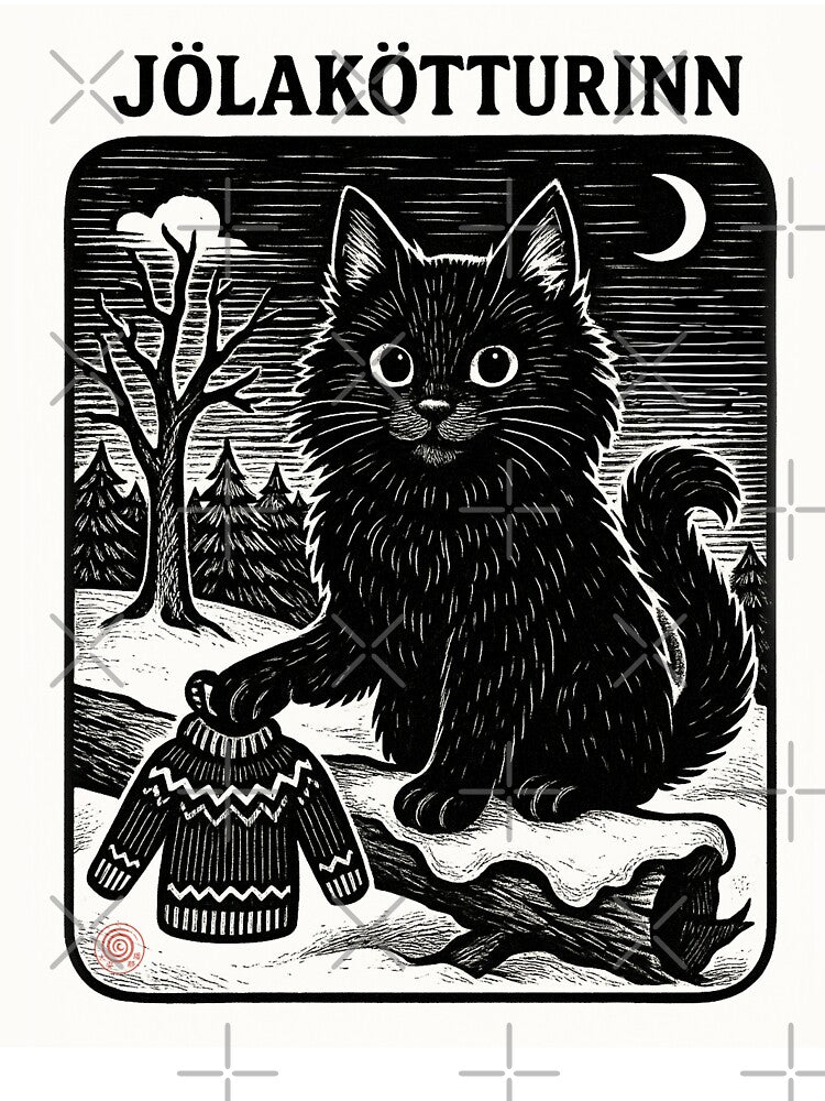 Jólakötturinn – The Icelandic Yule Cat by DianaAlunaImage