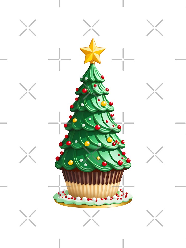Christmas Tree Cake For Cake Lover by HappyDigiart