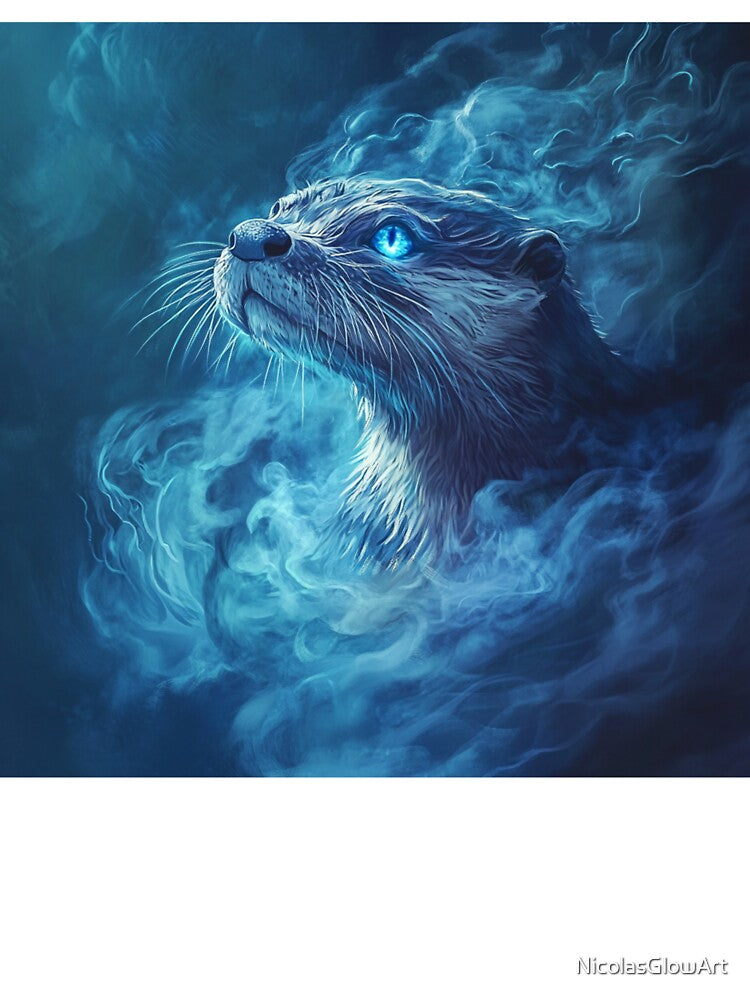 Magic Blue Otter by NicolasGlowArt