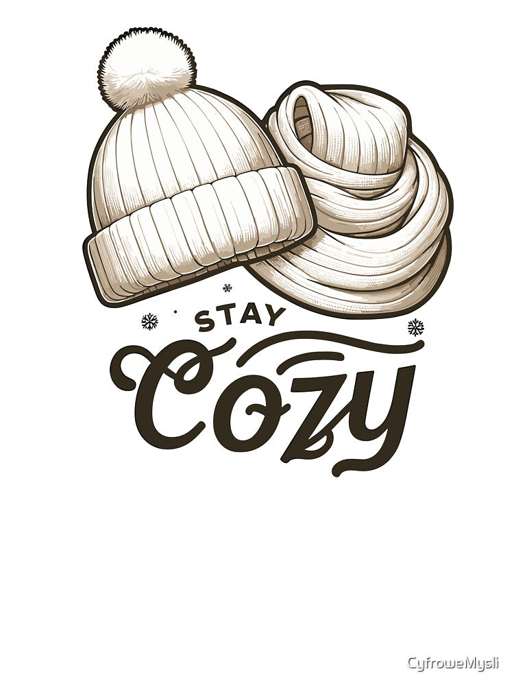 Stay Cozy Winter Aesthetic Design for Cozy Lovers by CyfroweMysli