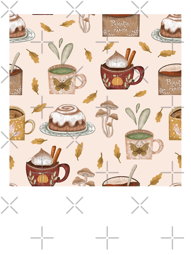 Fall flavors seamless pattern by pinkyfish1010