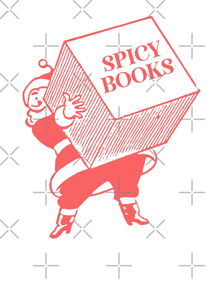 Santa Delivering Spicy Books Smut Romance Reader xmas gift ideas by StickyBook